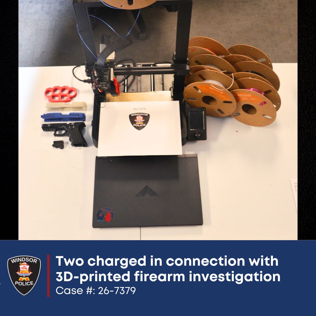 Two charged in connection with 3D-printed firearm investigation
