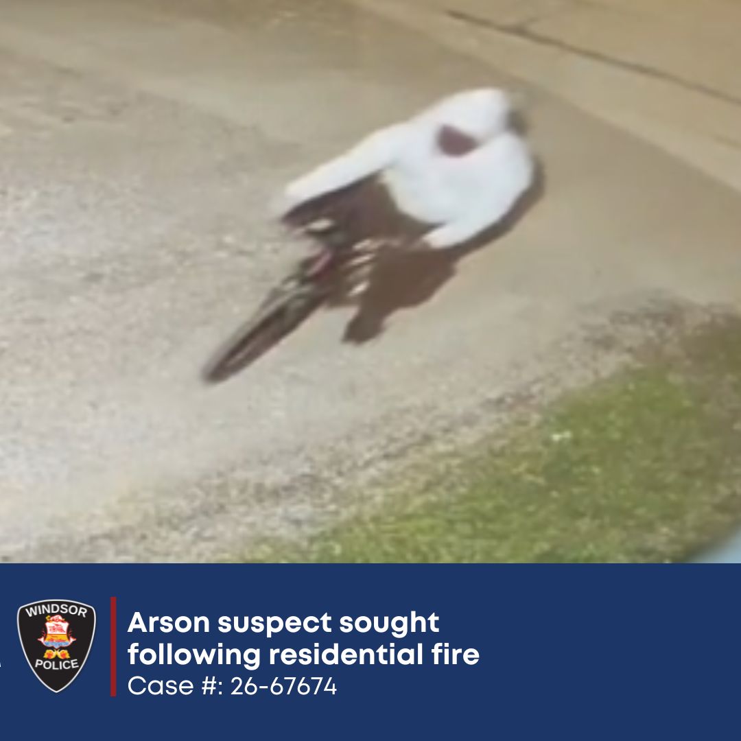 Arson suspect sought following residential fire 