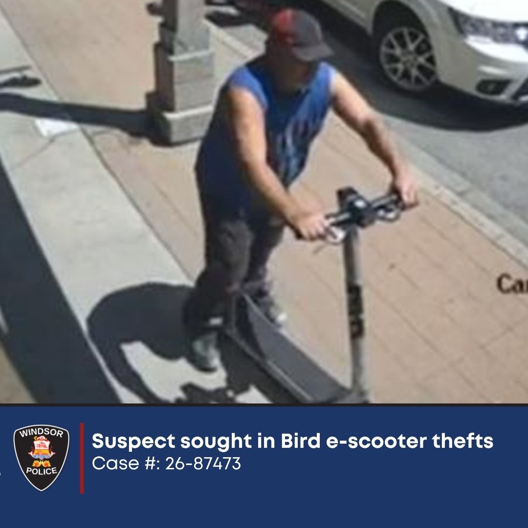 UPDATE: Suspect sought in Bird e-scooter thefts UPDATE: Suspect sought in Bird e-scooter thefts