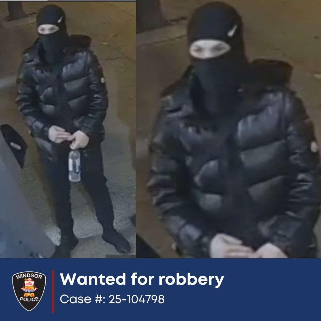 One suspect charged, one outstanding in Walkerville robbery